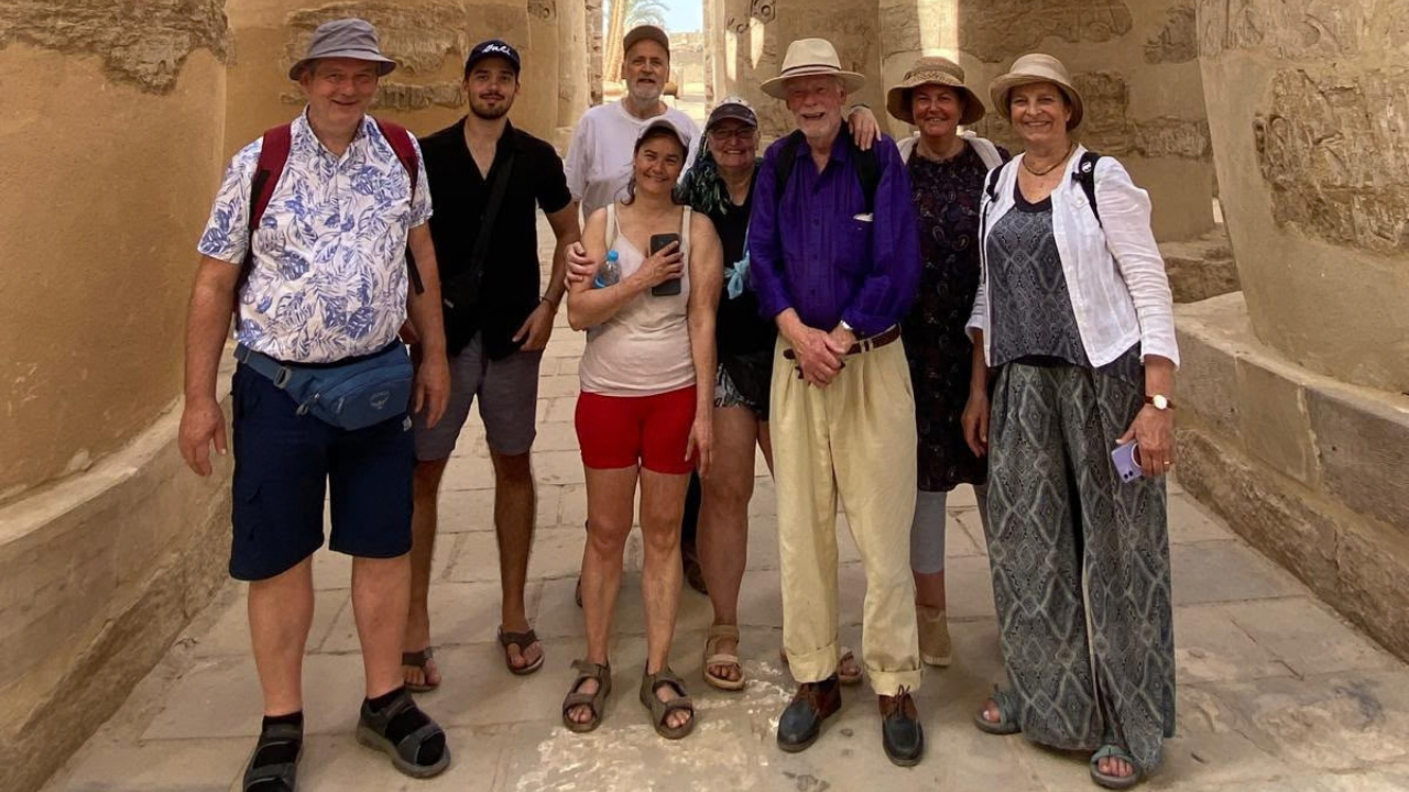 Gruppe bei einer spirituellen Reise